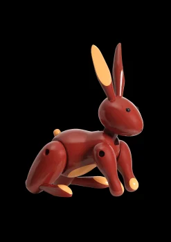 Kay Bojesen Kanin H16 cm i rød fra serien Other animals