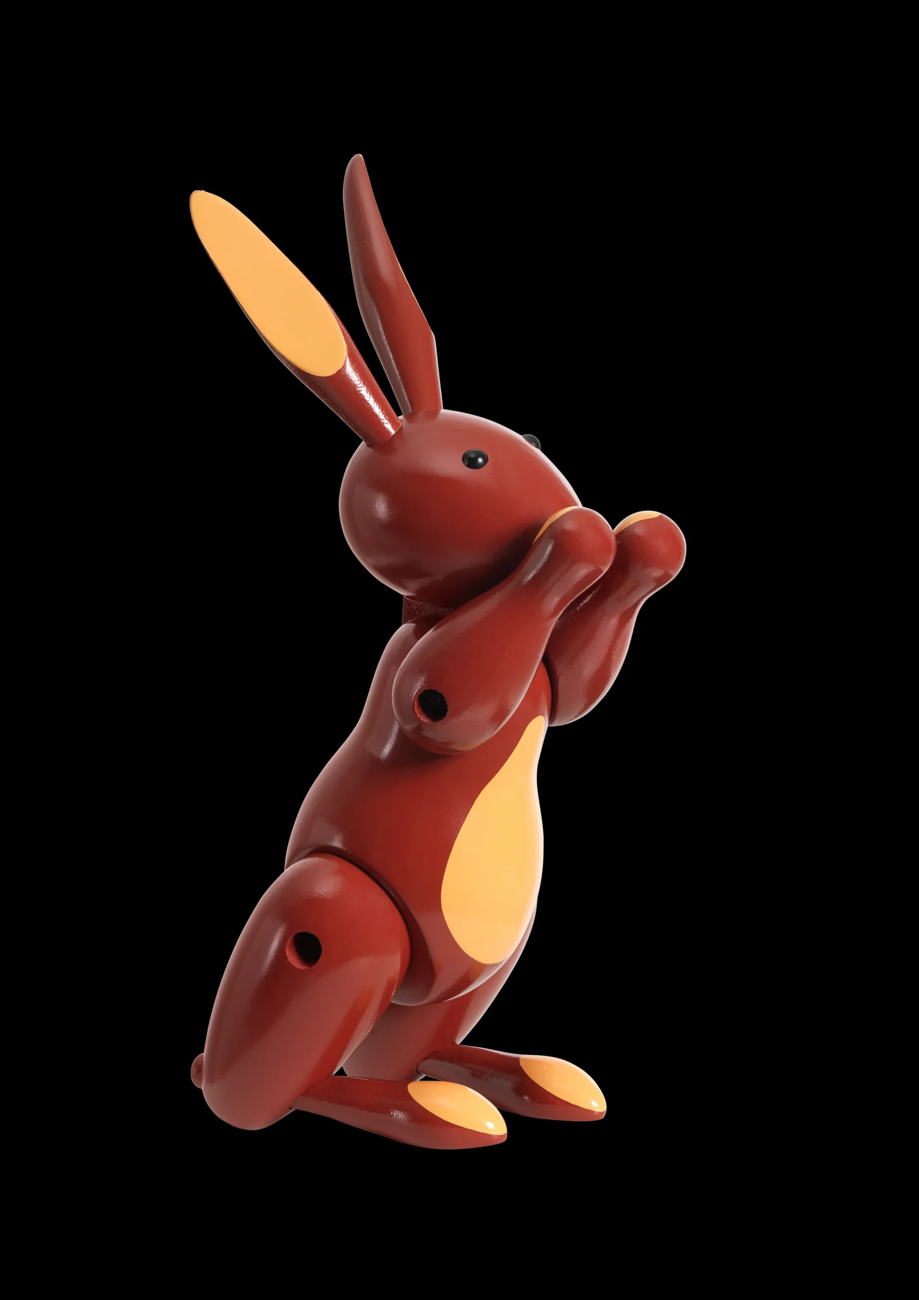 Kay Bojesen Kanin H16 cm i rød fra serien Other animals