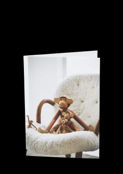 Kay Bojesen Kort A6 Aber, 4 størrelser teak/limba 1 stk.