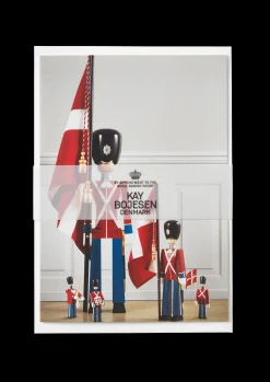 Kay Bojesen Kort A6 Garder, alle størrelser 1 stk. i rød