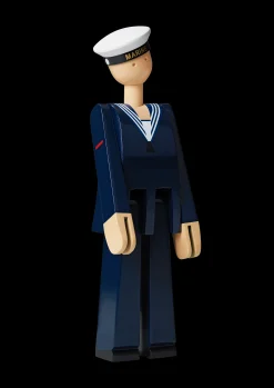 Kay Bojesen Marine H20.5 cm i blå fra serien Figurines