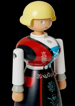 Kay Bojesen Norsk Bunad Kvinde sort/rød/hvid | Køb her