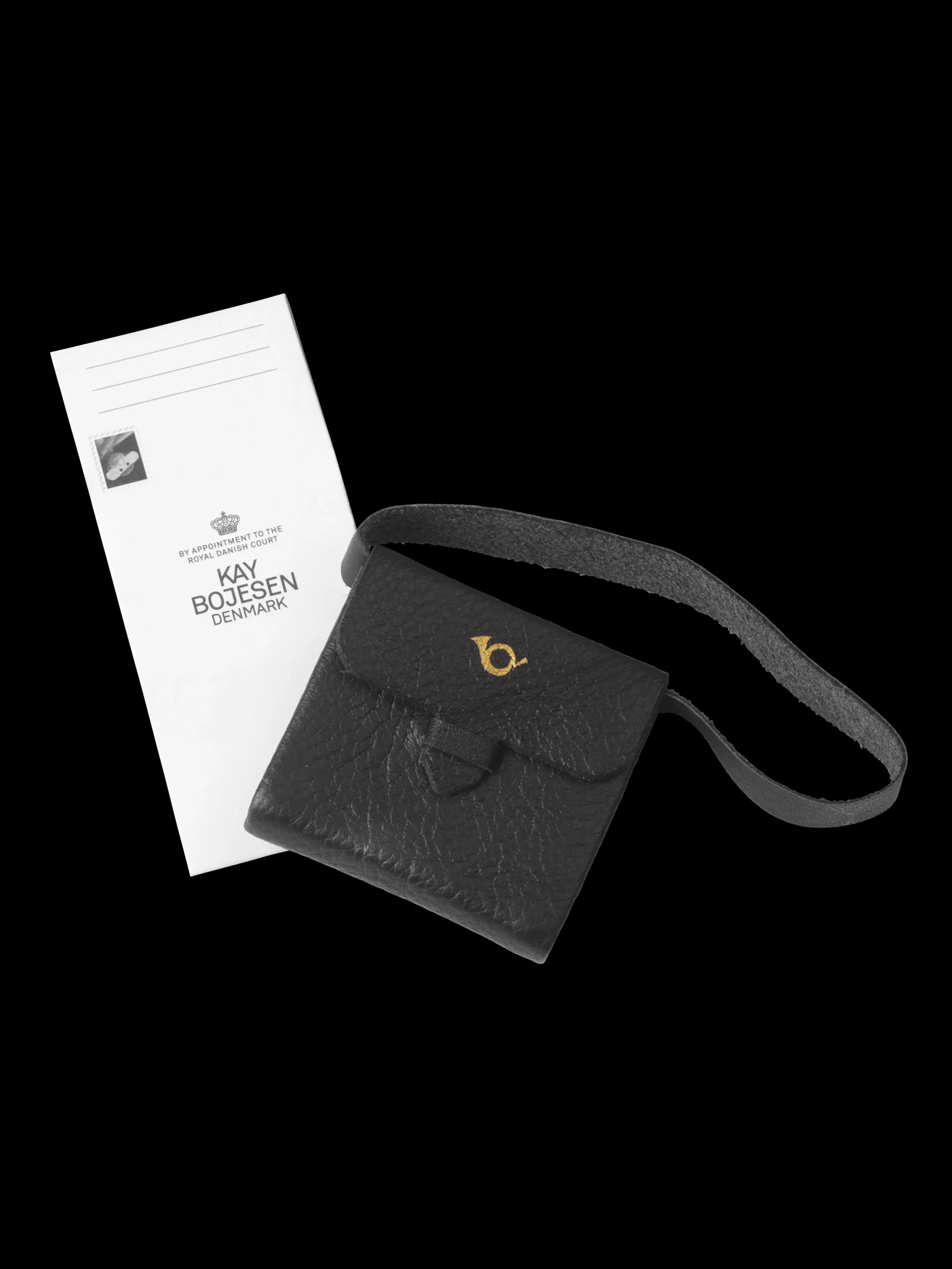 Kay Bojesen Postmand taske med brev (39241) sort | Køb her