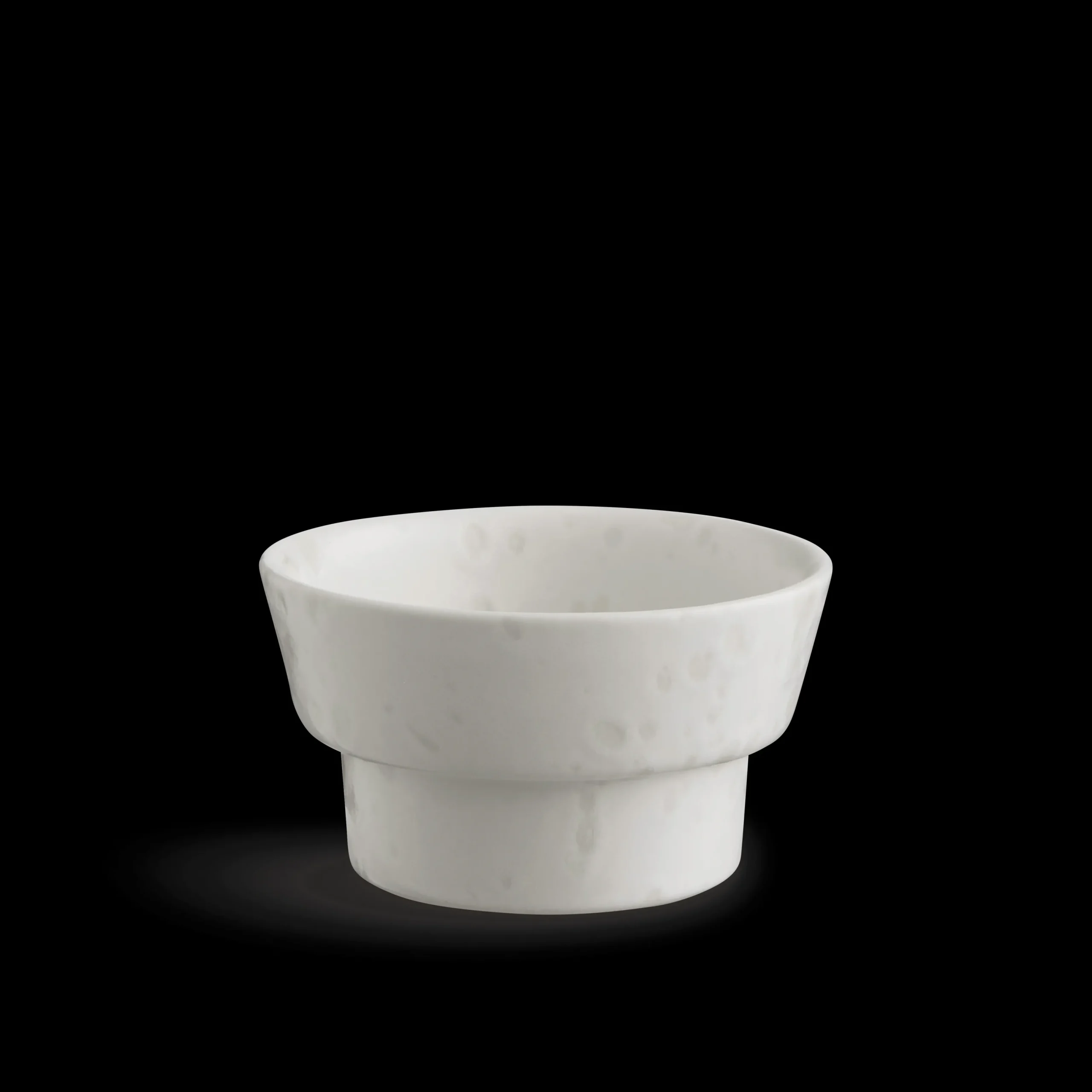 Kähler Bloklysestage H5 i hvid fra serien Ombria | Køb her