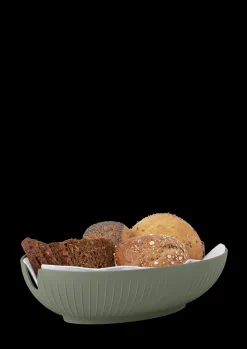 Kähler Brødkurv 29.5x20 cm i grøn fra serien Hammershøi