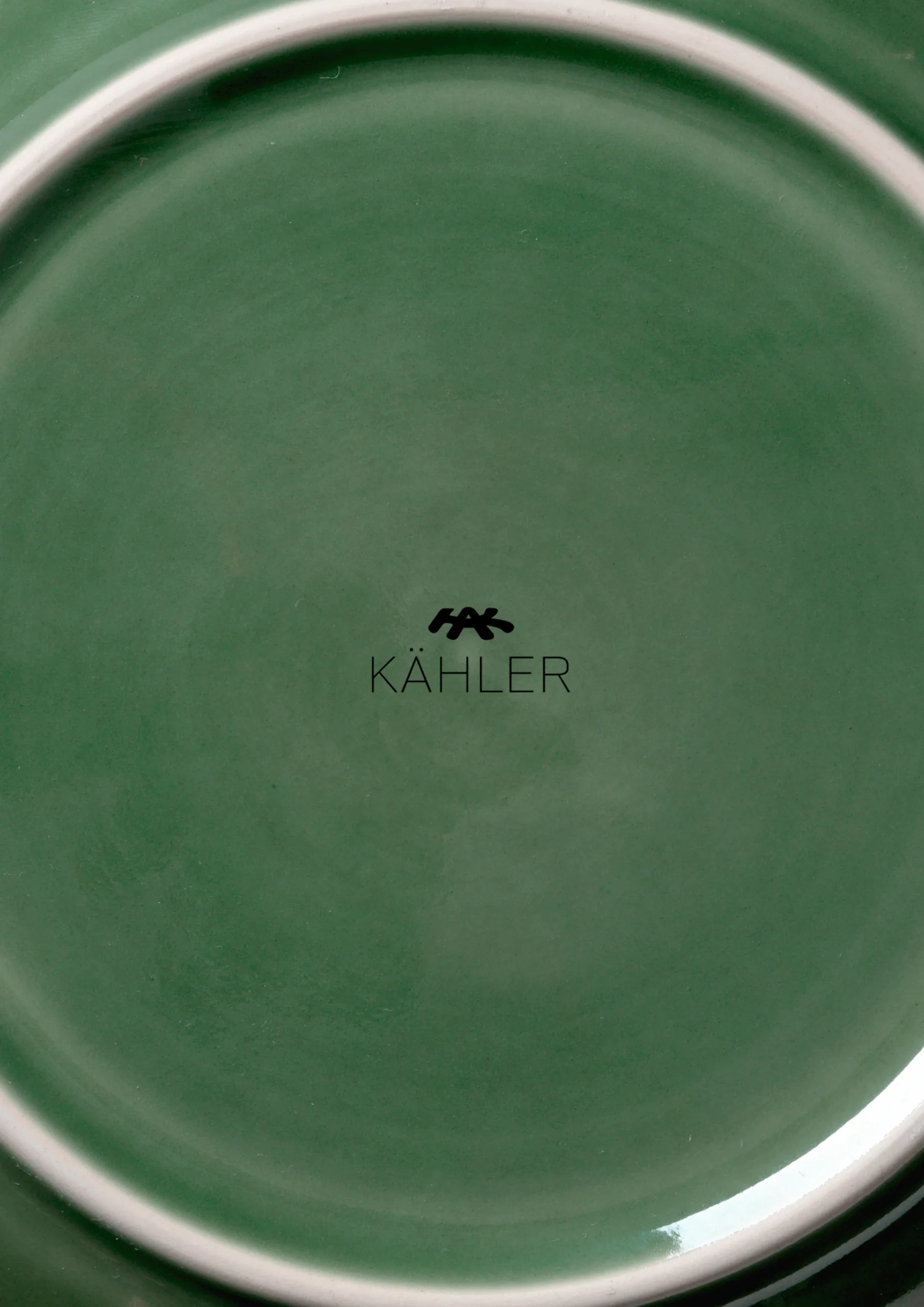Kähler Colore Tallerken Ø19 cm sage green | Køb her