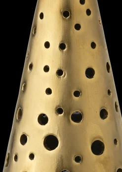 Kähler Fyrfadsstage høj H19 cm i guld fra serien Nobili