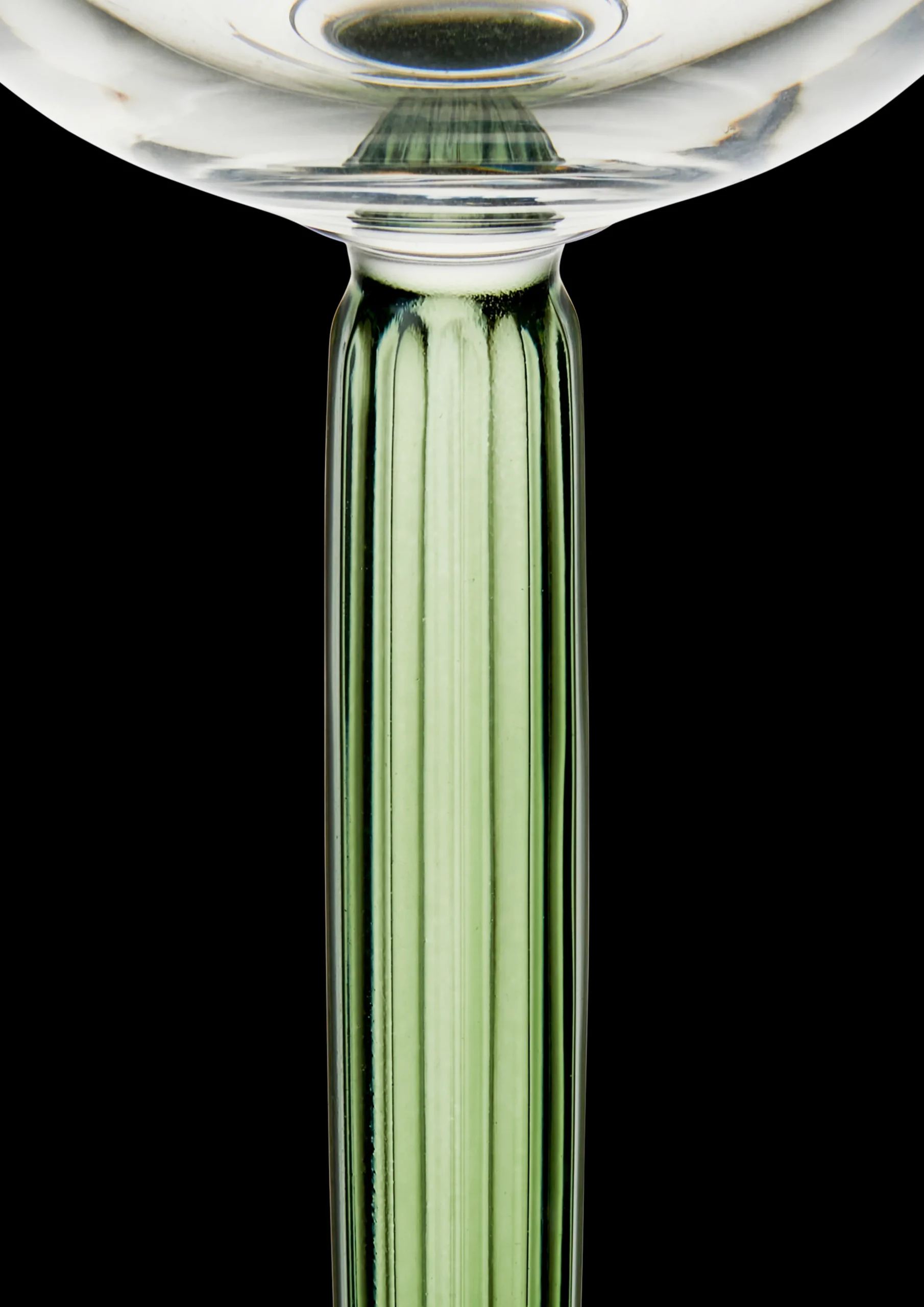 Kähler Hammershøi Champagneglas 24 cl grøn 2 stk. | Køb her