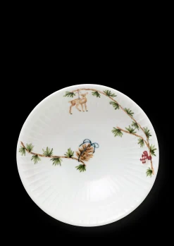 Kähler Hammershøi Christmas Skål Ø16 cm hvid m. deko 2 stk.