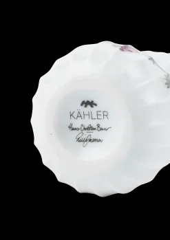 Kähler Hammershøi Christmas Snemand H11.5 hvid m. deko