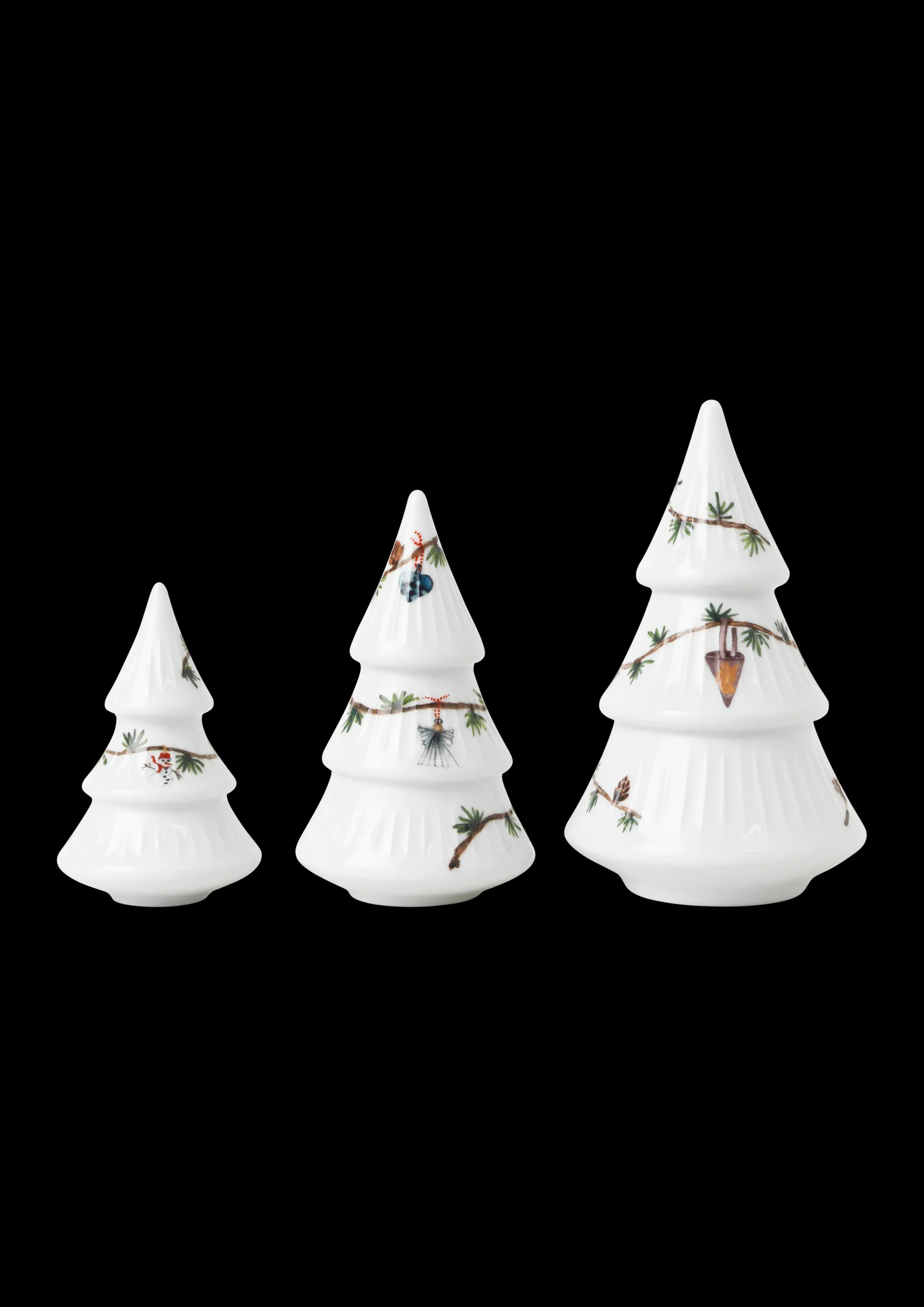 Kähler Hammershøi Christmas Juletræs sampak hvid m. deko