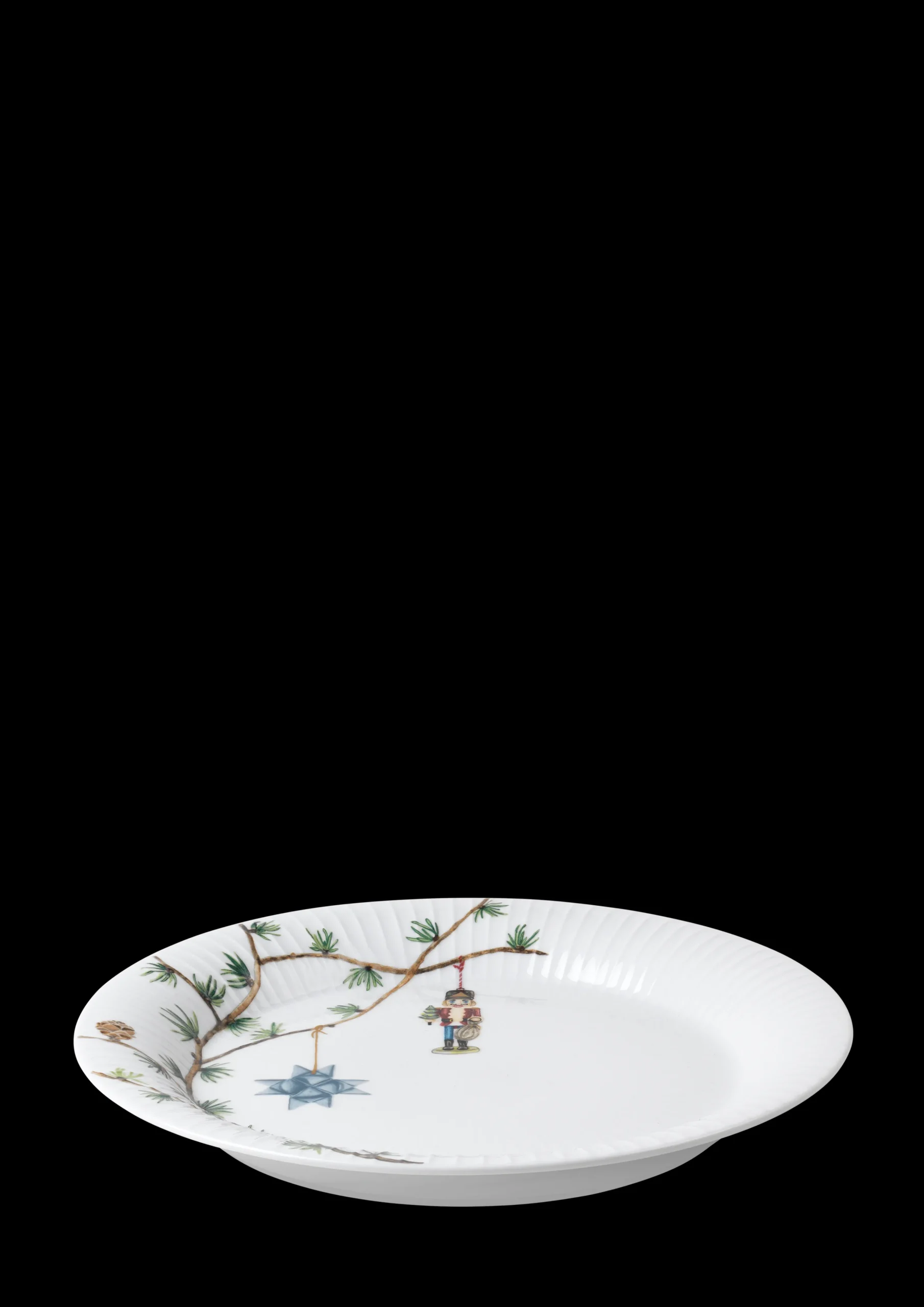 Kähler Hammershøi Christmas Tallerken hvid m. deko | Køb her