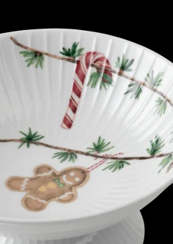 Kähler Hammershøi Christmas Opsats Ø16 cm hvid m. deko