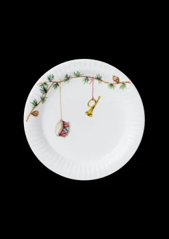 Kähler Hammershøi Christmas Tallerken Ø19 cm hvid m. deko