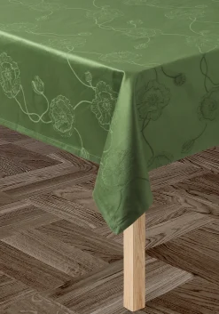 Kähler Hammershøi Poppy Damaskdug 150x270 cm grøn | Køb her