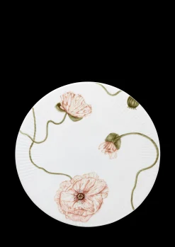 Kähler Hammershøi Poppy Kagefad hvid m. deko | Køb her