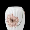 Kähler Hammershøi Poppy Vase H21 hvid m. deko | Køb her