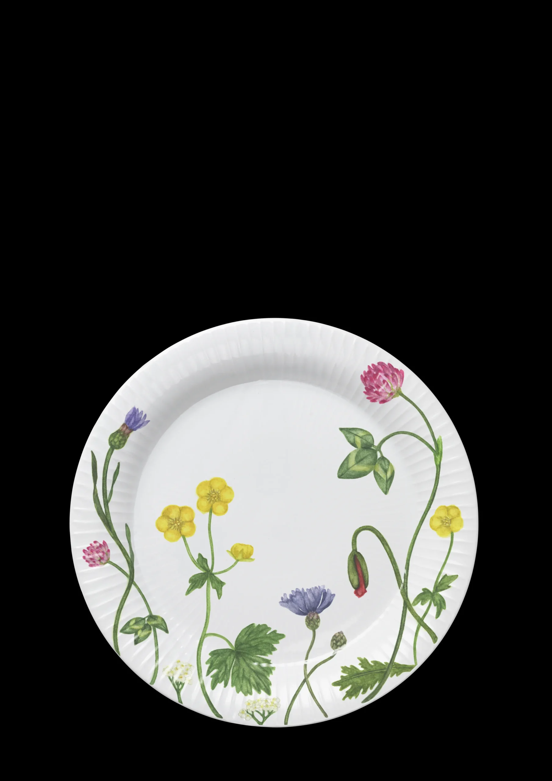 Kähler Hammershøi Summer Tallerken Ø22 cm wild flowers