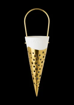 Kähler Kræmmerhus H18 cm i guld fra serien Nobili | Køb her