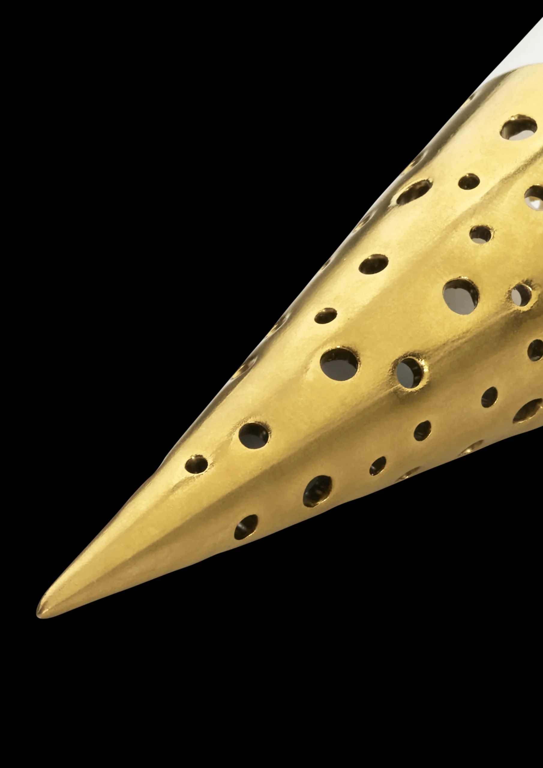 Kähler Kræmmerhus H18 cm i guld fra serien Nobili | Køb her