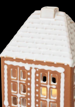 Kähler Lyshus lille i brun fra serien Gingerbread | Køb her