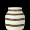 Kähler Omaggio Vase H20 cm olivengrøn | Køb på Rosendahl.com