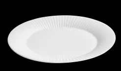 Kähler Ovalt serveringsfad 28.5x22.5 cm i hvid | Køb her