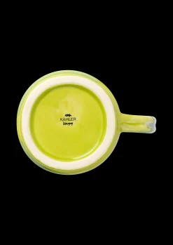 Kähler Poppery Krus med hank 35 cl apple green/mint