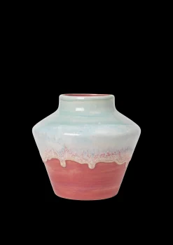 Kähler Poppery Vase H20.5 cm mint/pink | Køb hos os