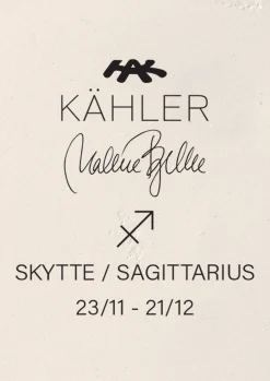 Kähler Skytte H17 i hvid fra serien Astro | Køb her