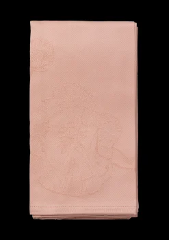Kähler Stofserviet 45x45 cm 4 stk. i rosa | Køb her