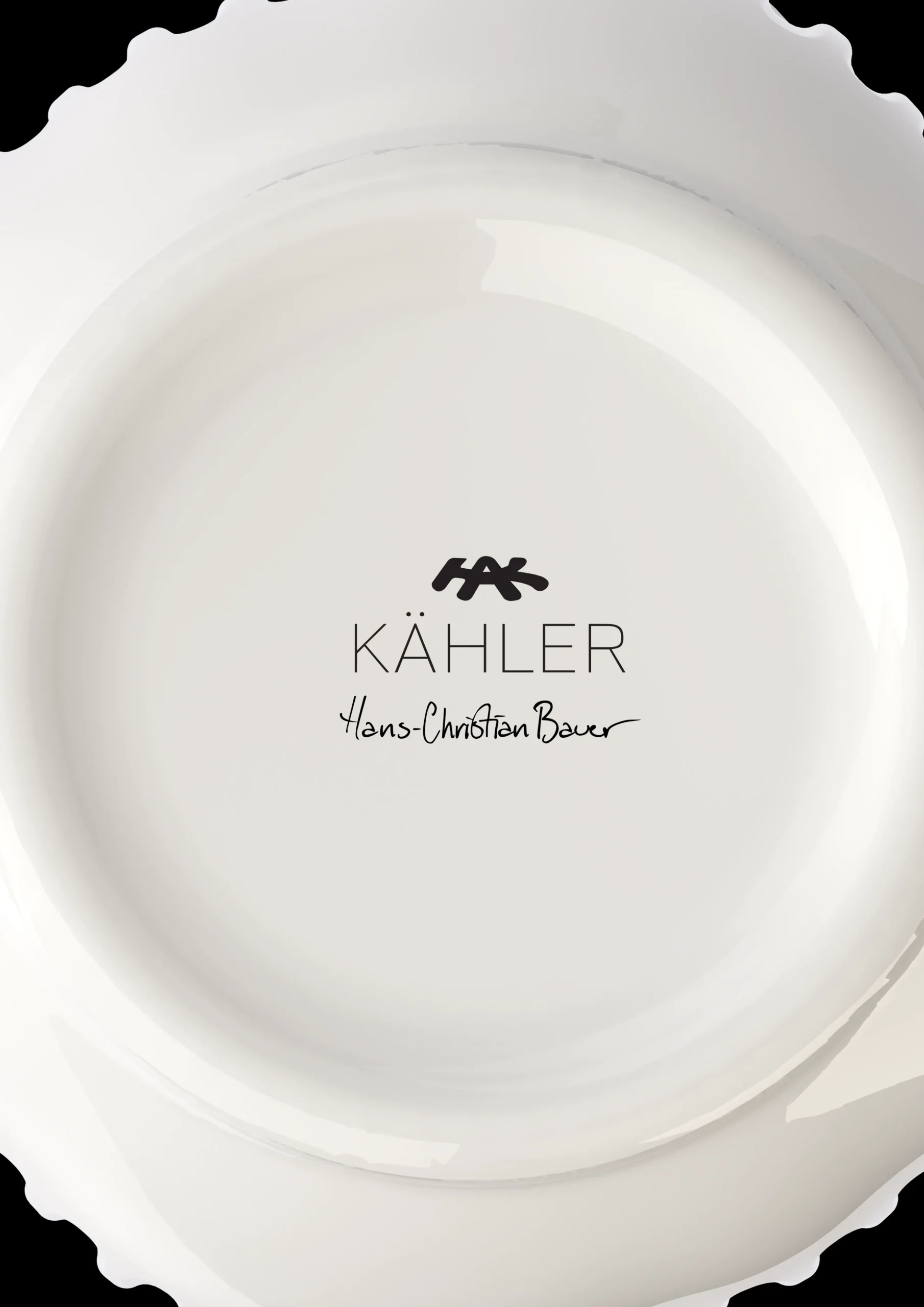 Kähler Unfold Vase H20.5 cm i hvid fra serien Hammershøi