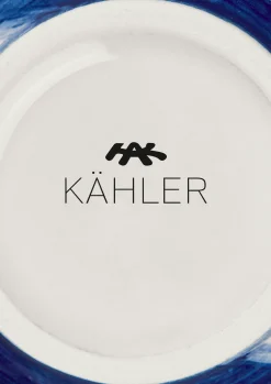 Kähler Vase H13 cm i blå fra serien Tulle | Køb her