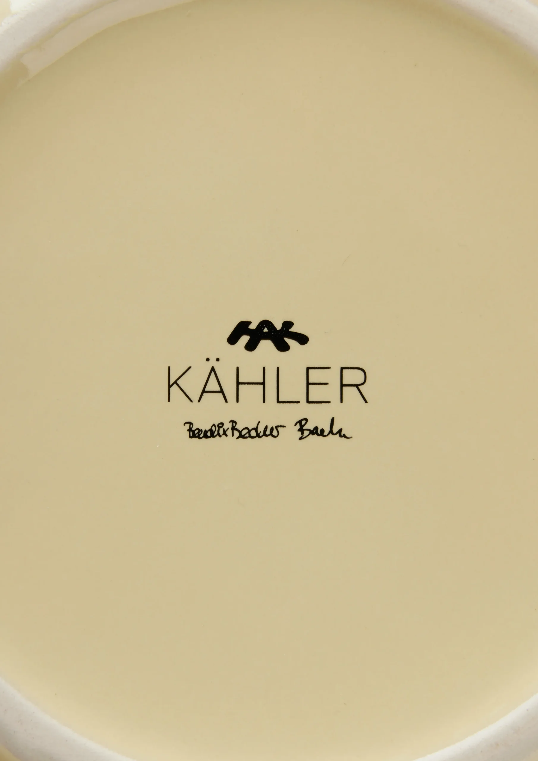 Kähler Vase H18 cm i gul fra serien Orangery | Køb her