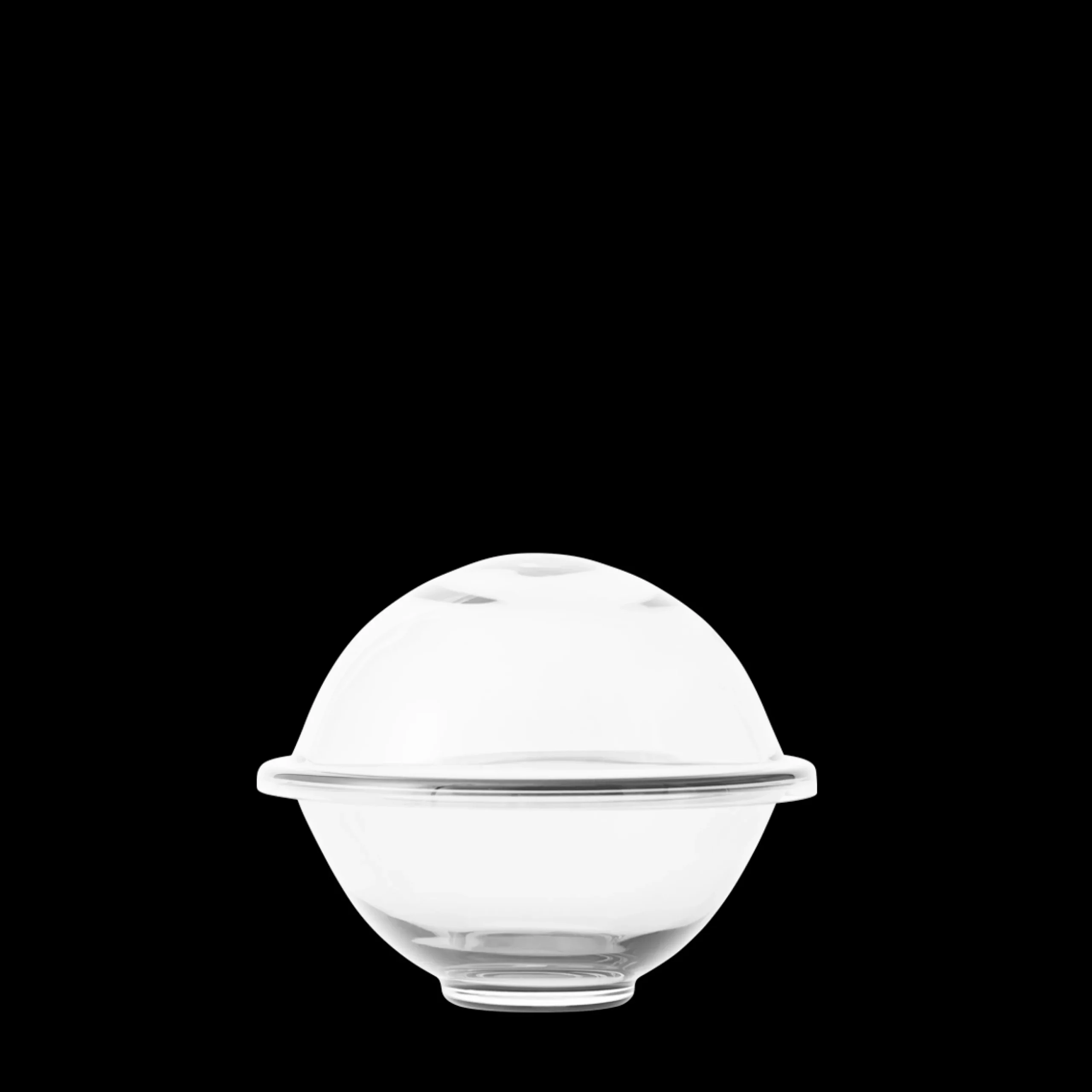 Lyngby Porcelæn Chapeau Bonbonniere Ø16 cm klar glas