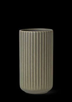 Lyngby Porcelæn Lyngby Vase H20.5 cm olivengrøn fajance