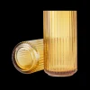 Lyngby Porcelæn Lyngby Vase H20.5 amber mundblæst glas