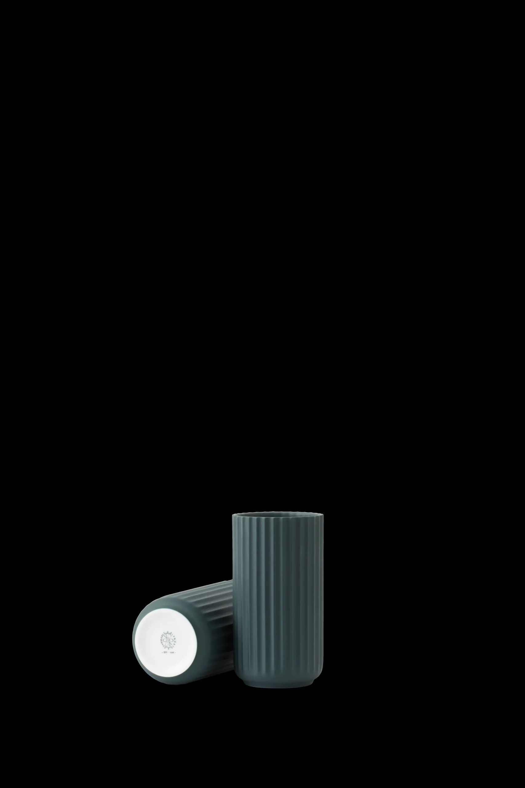 Lyngby Porcelæn Lyngby Vase H20.5 copenhagen green porcelæn