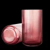 Lyngby Porcelæn Lyngby Vase burgundy mundblæst glas