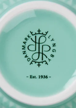 Lyngby Porcelæn Rhombe Color Vase aqua porcelæn | Køb her