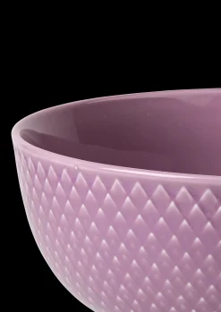 Lyngby Porcelæn Rhombe Color Skål Ø15.5 cm lilla | Køb her