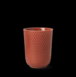 Lyngby Porcelæn Rhombe Color Krus 33 cl terracotta | Køb her