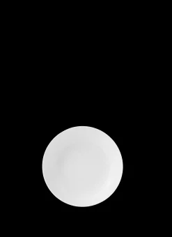 Lyngby Porcelæn Rhombe Coupe tallerken Ø20 cm hvid | Køb her