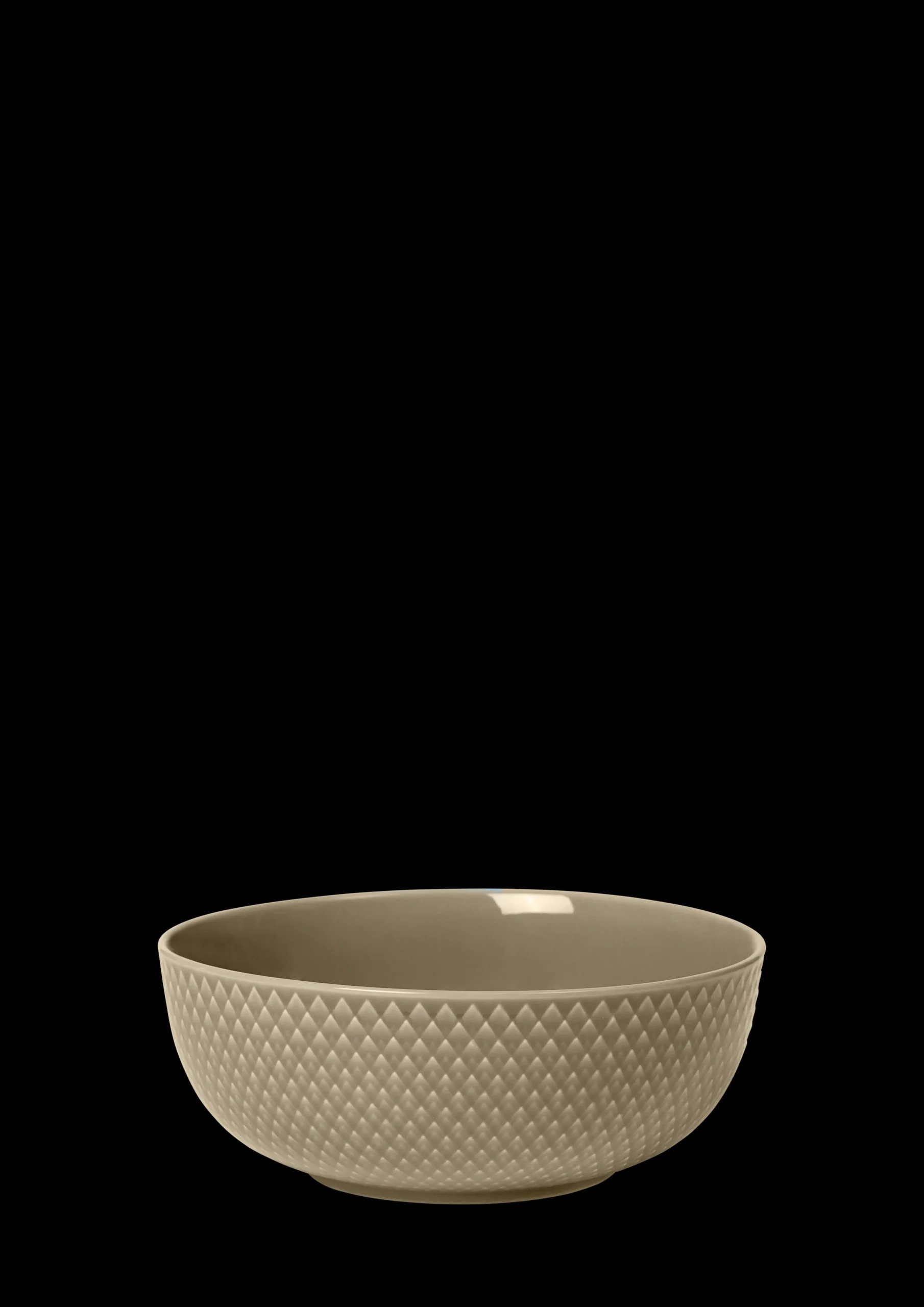 Lyngby Porcelæn Rhombe Earth Skål Ø15.5 cm clay | Køb nu