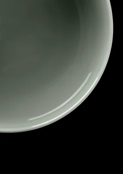 Lyngby Porcelæn Rhombe Earth Skål Ø13 cm moss | Køb nu