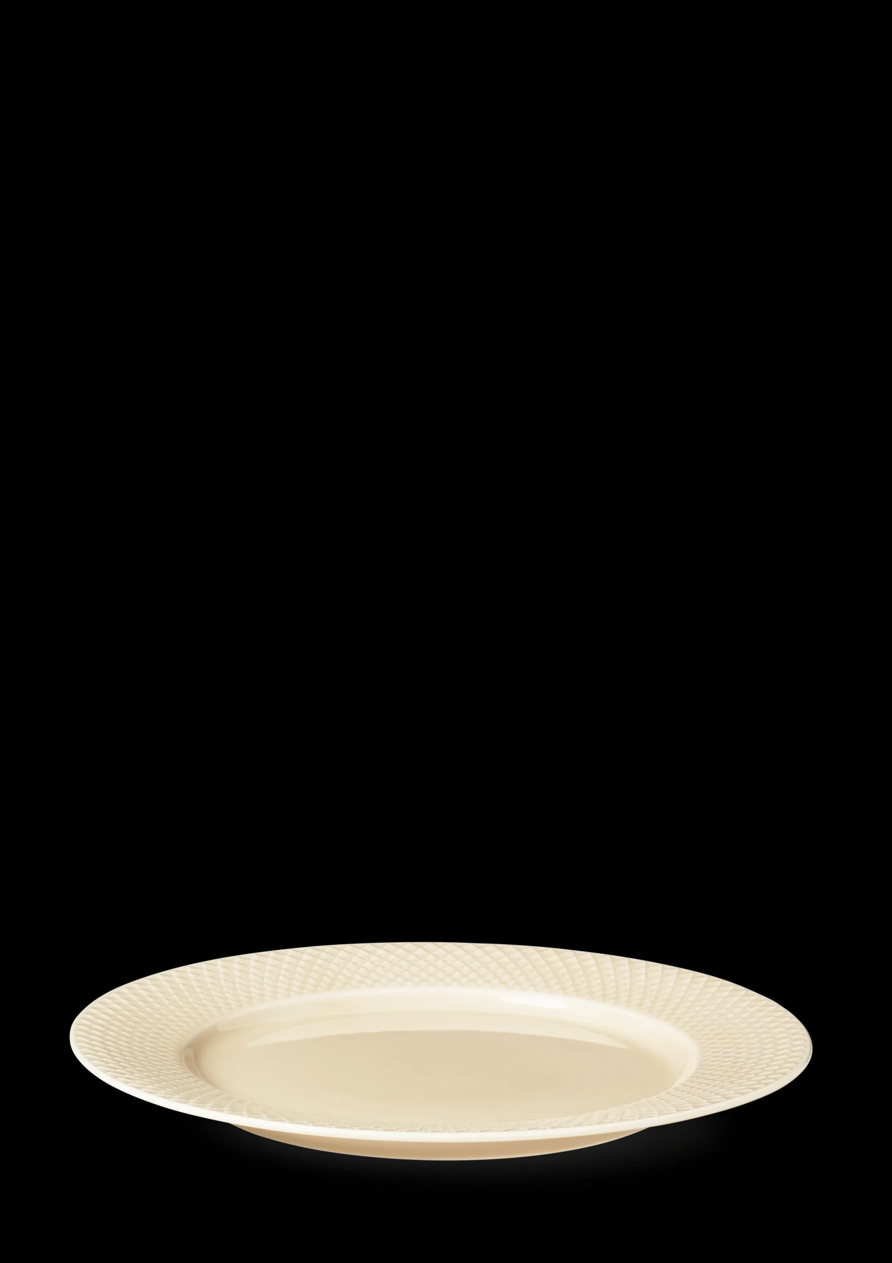 Lyngby Porcelæn Rhombe Earth Middagstallerken Ø27 cm marble