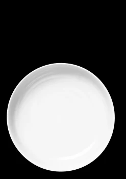 Lyngby Porcelæn Rhombe Serveringsskål Ø28 cm hvid | Køb nu