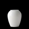 Lyngby Porcelæn Rhombe Vase H25 hvid porcelæn | Køb her