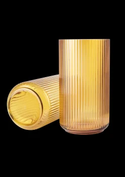 Lyngby Porcelæn Vase H38 cm i gul fra serien Lyngby