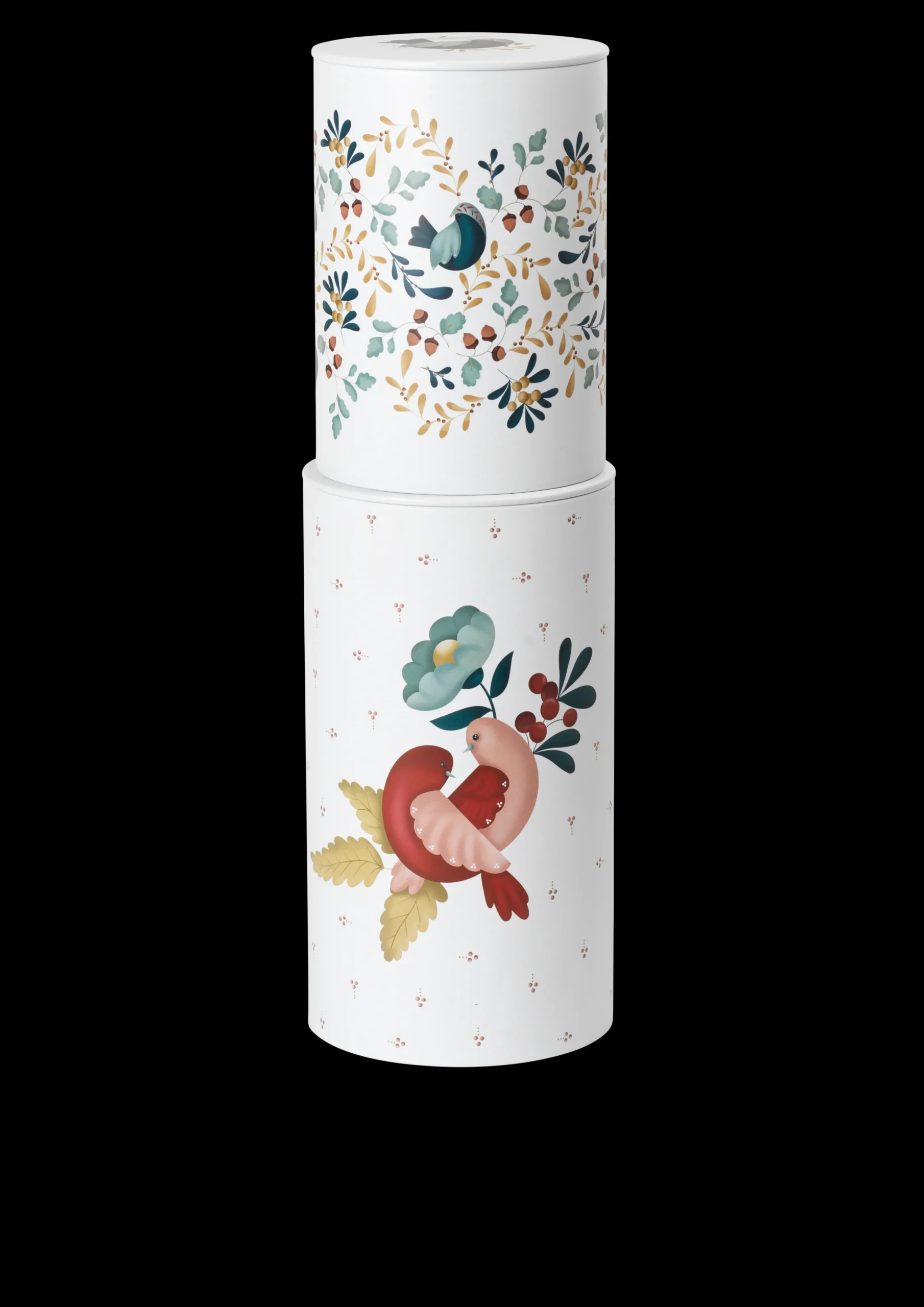 Rosendahl GC Cottage Opbevaringsdåse Ø10/Ø11 hvid m. deko